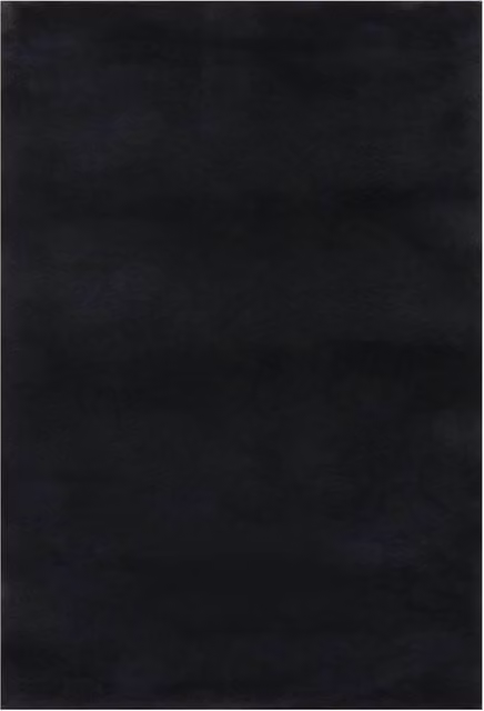 Berkfield Home Washable Soft Shaggy Anti Slip Round Rug in Black, W: 160 cm, D: 230 cm – 1