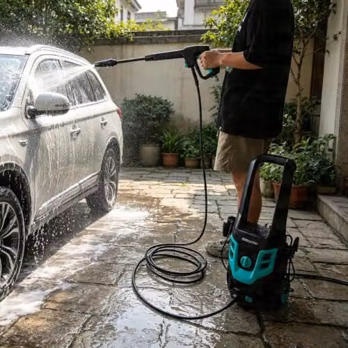 Gr8 Garden 1600W Pressure Washer 130 Bar Patio and Car Cleaner in Black – 3