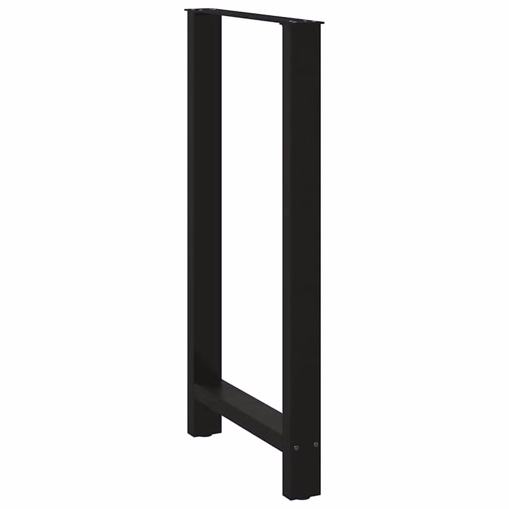 Berkfield Home Black Steel Coffee Table Legs, 2 Pieces, H: 60 cm, H: 110-111 cm – 3