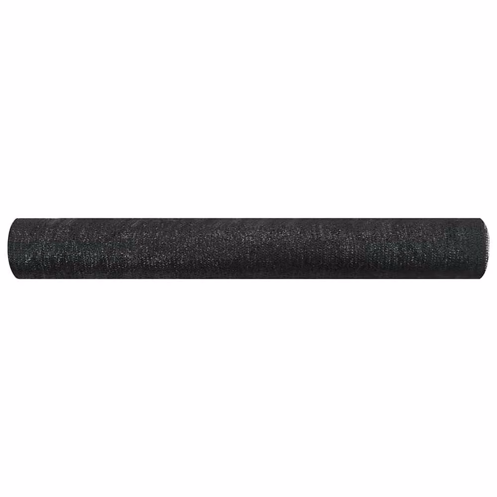 Berkfield Home Black Semi-Transparent HDPE Privacy Netting, W: 3.6 m, L: 50 m – 3