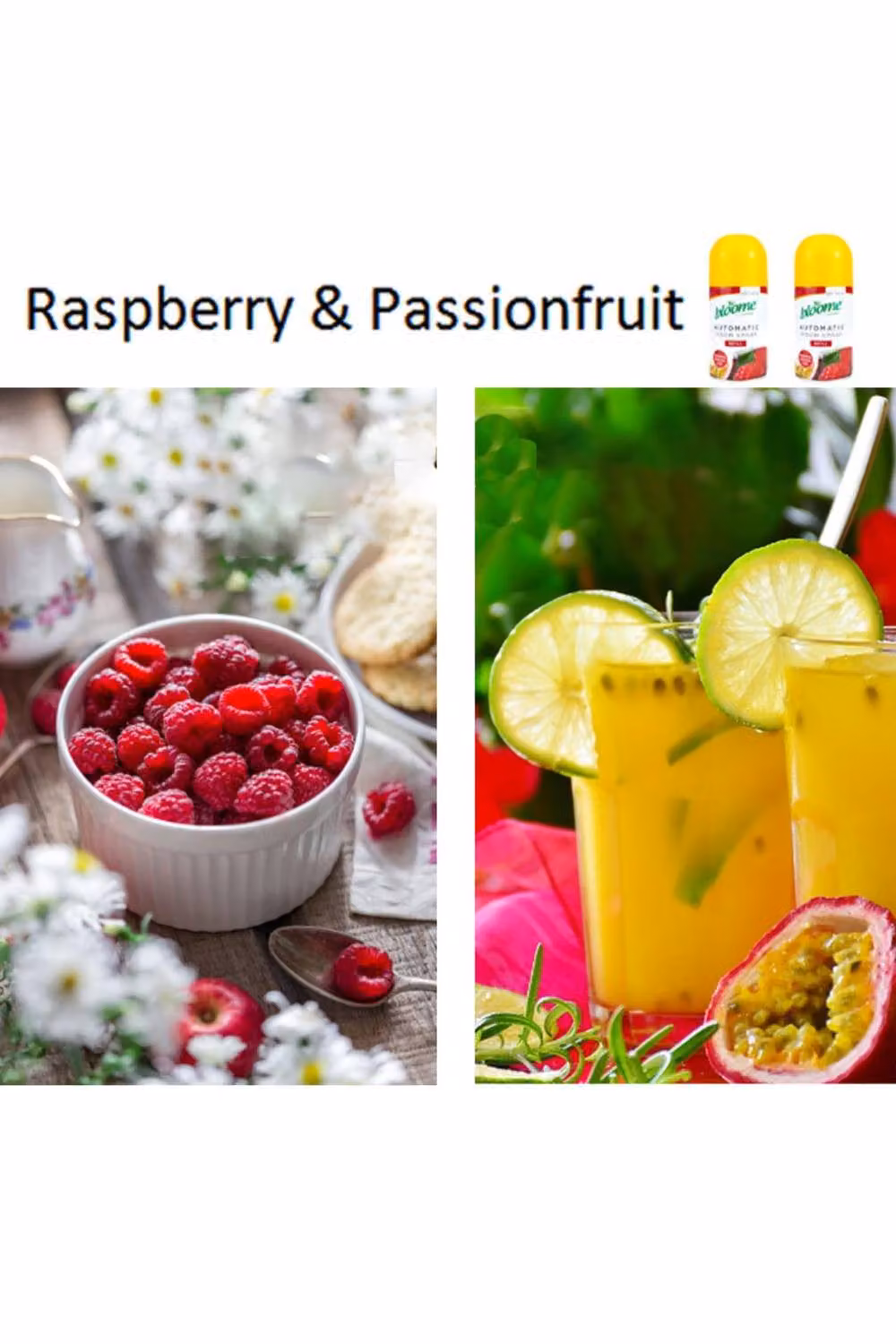 KDMD Automatic Air Freshener Refill Raspberry Passionfruit 250ml Yellow – 2