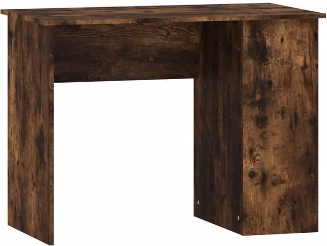 Berkfield Home Computer Desk in Smoked Oak Brown, W/D/H: 100 x 55 x 75 cm – 1