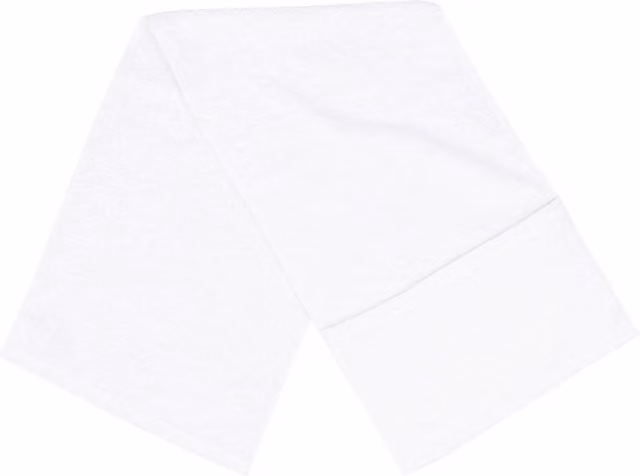 Towel City Luxury Gym Towel in White Cotton Terry