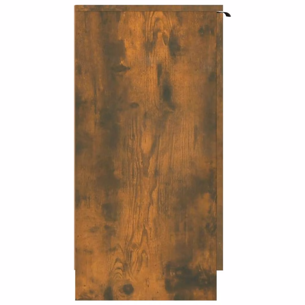 Berkfield Home Smoked Oak Shoe Cabinet in Brown, W/D/H: 59 x 35 x 70 cm – 3