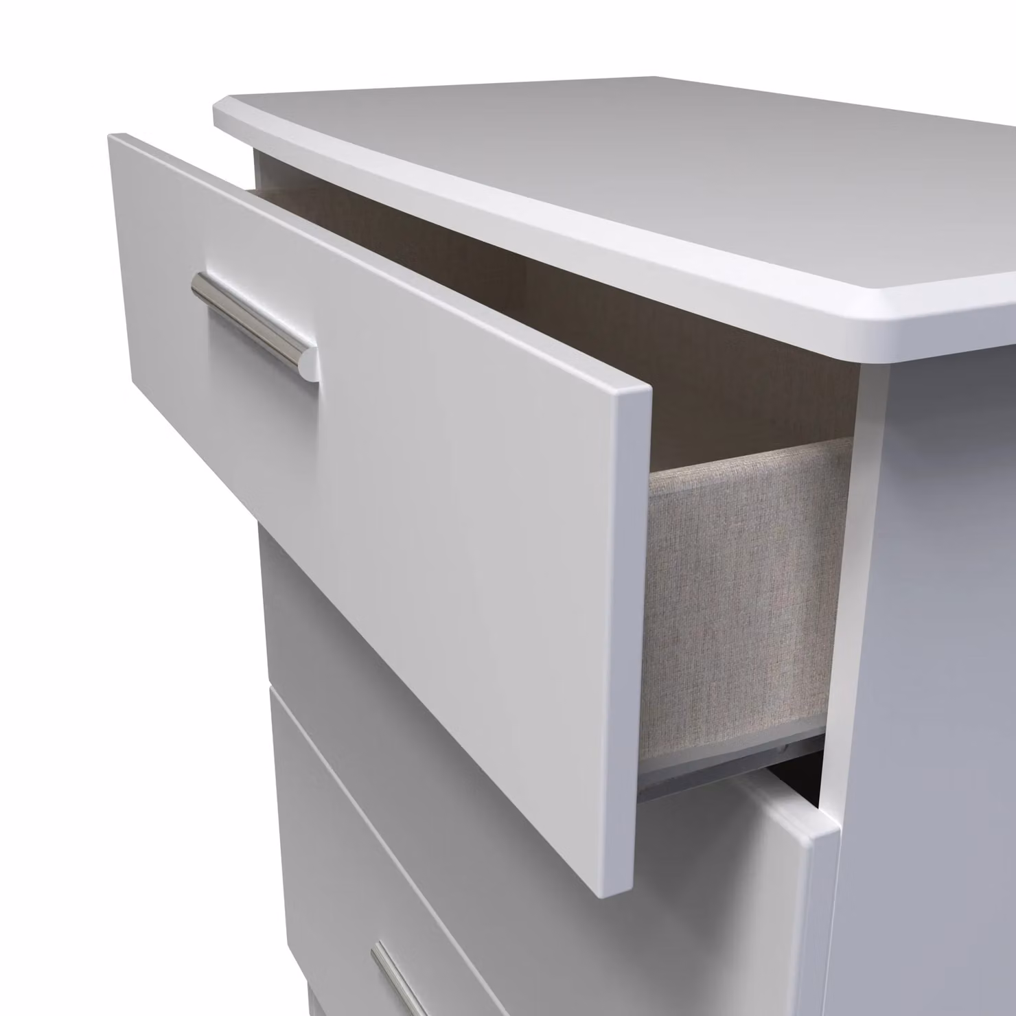 Ready Assembled 2 U Windsor 3 Drawer Deep Chest in White – 3