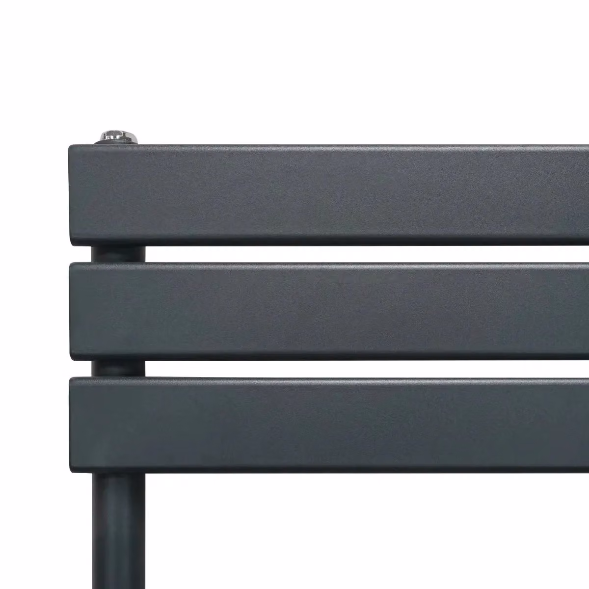 Monstershop Steel Towel Rail in Anthracite Grey, W/H: 60.0 x 120.0 cm – 2