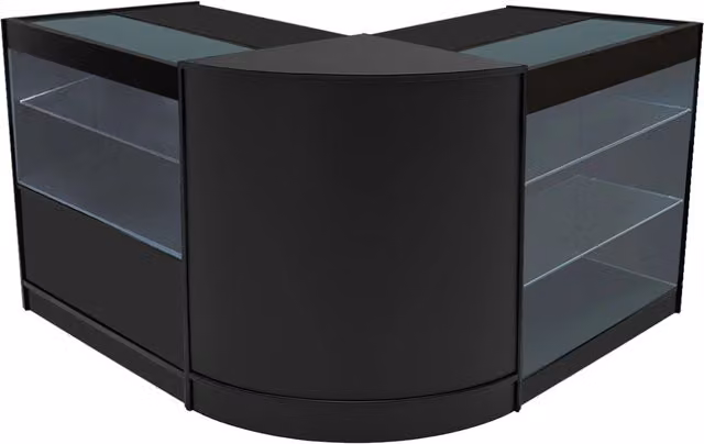 Monstershop Hera LED Shop Counter Set K900, C900 & CM60 in Matt Black