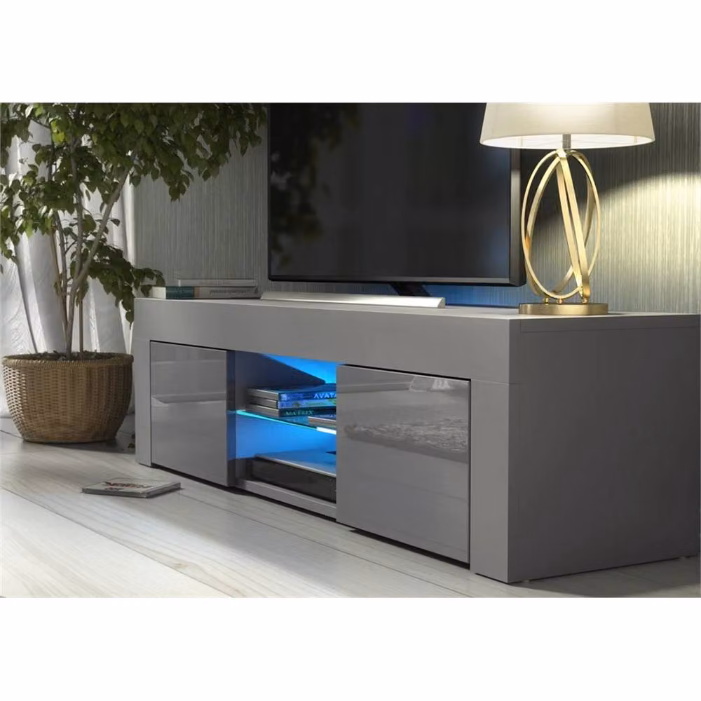 Mex Furniture Pawnora TV Stand Cabinet in Grey Matt – 3
