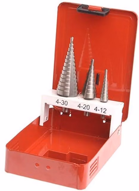 Faithfull HSS Twist Step Drill Bit, Multi Colour