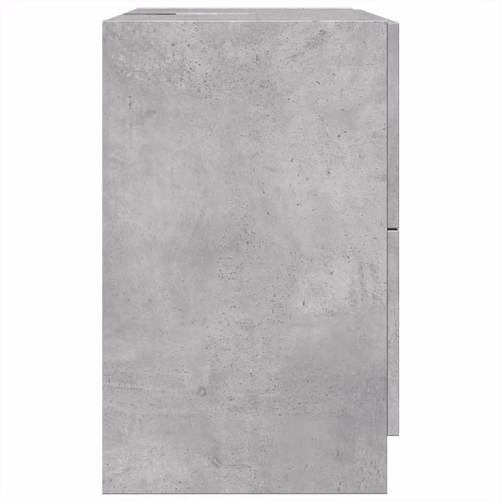 Berkfield Home Sink Cabinet in Concrete Grey, W/D/H: 59 x 37 x 59 cm – 2