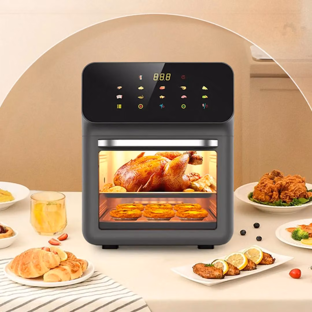 SPETLEK Digital Air Fryer Kitchen Oven in Black with Digital Display and Timer – 5