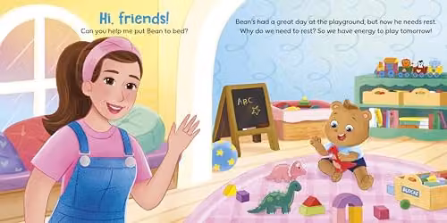 Ladybird Ms Rachel and Bean and the Bedtime Routine Multicolour Paper Book – 2