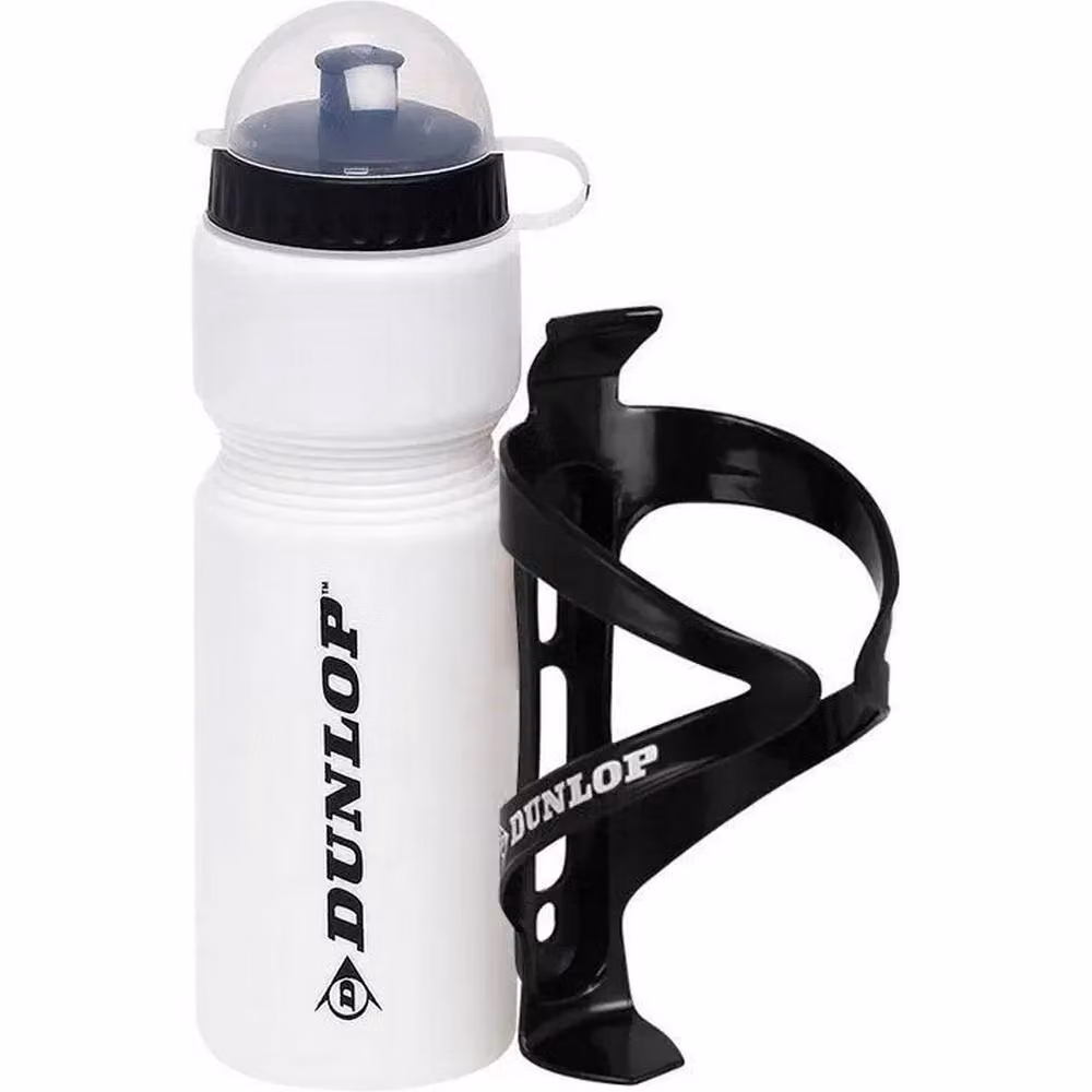 Dunlop White Straw Water Bottle and Holder, 750 ml – 2