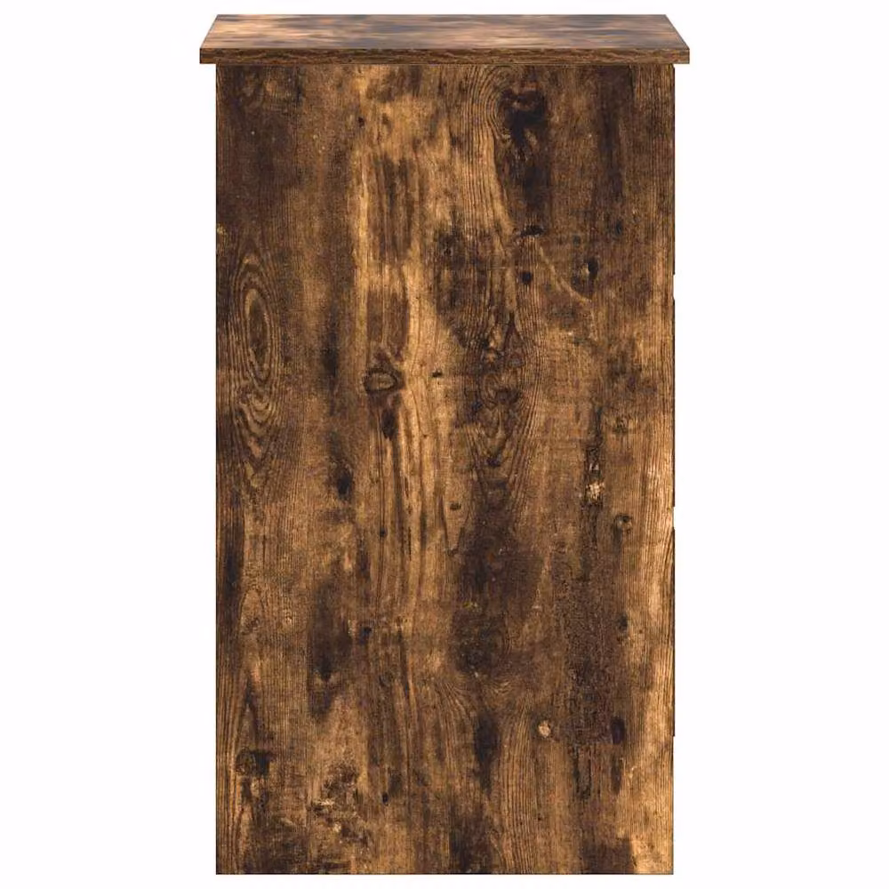 Berkfield Home Writing Desk in Smoked Oak Brown, W/D/H: 90 x 45 x 76 cm – 5