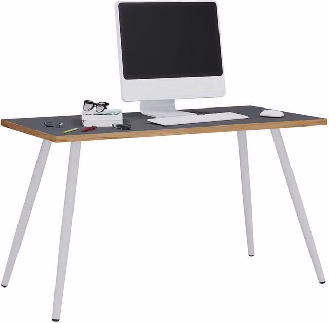 VCM Salia Wooden Writing Desk in Multicolour, W: 110 cm, D: 50 cm, H: 70 cm – 1