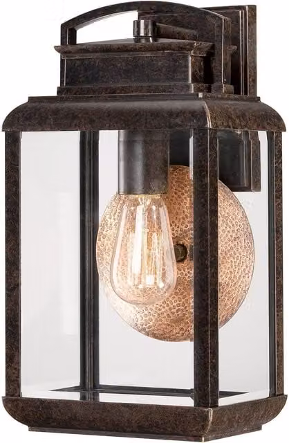 Netlighting Byron Imperial Bronze Outdoor Medium Wall Lantern Light, Brown, IP44, E27