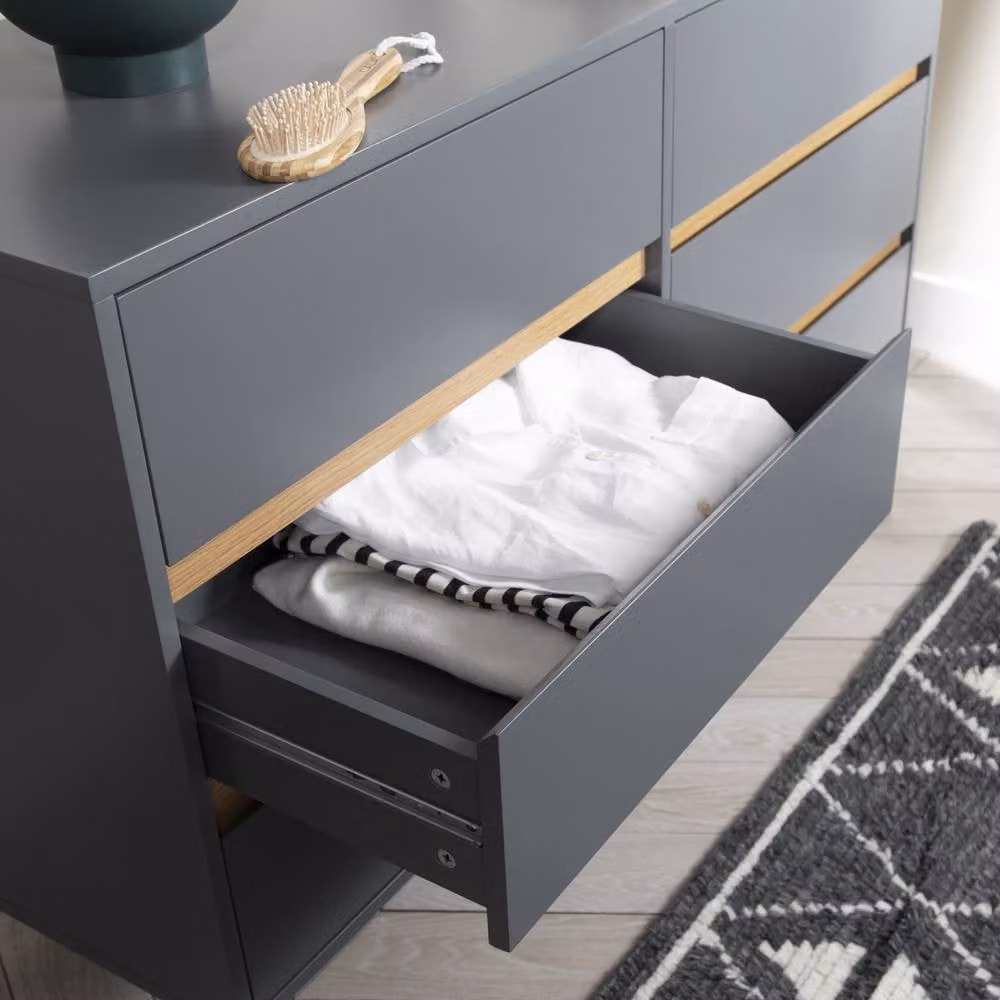 Nöa and Nani Otto 6 Drawer Chest of Drawers in Silk Grey – 2