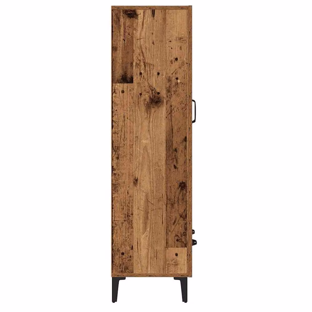 Berkfield Home Highboard in Old Wood Brown, W/D/H: 70 x 31 x 115 cm – 4