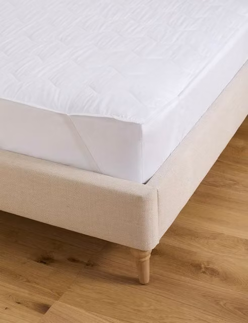 M&S Warm & Toasty White Hollow Fibre Mattress Protector, 90 x 190 cm