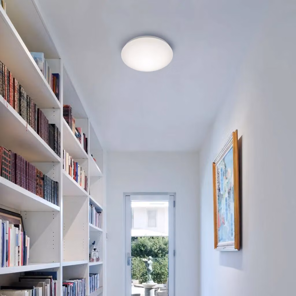 Briloner White 12W LED Round Ceiling Light with Warm White Glow – 3