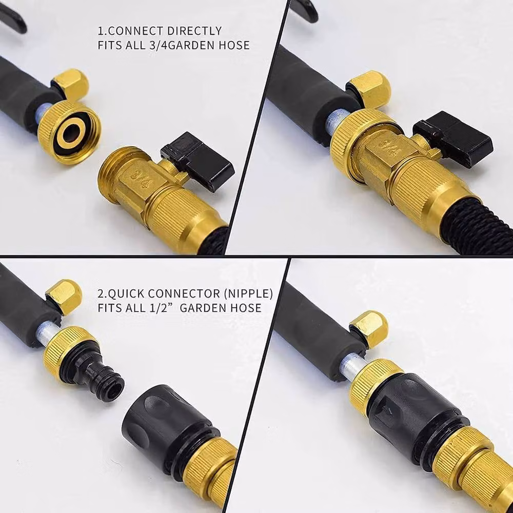 FLAVORA Black Metal Alloy Water Jet Pressure Washer Nozzle – 2