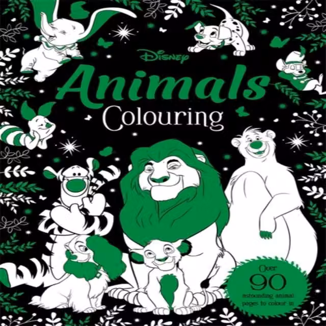 Disney Animals Colouring Paperback Book in Multicolour – 2