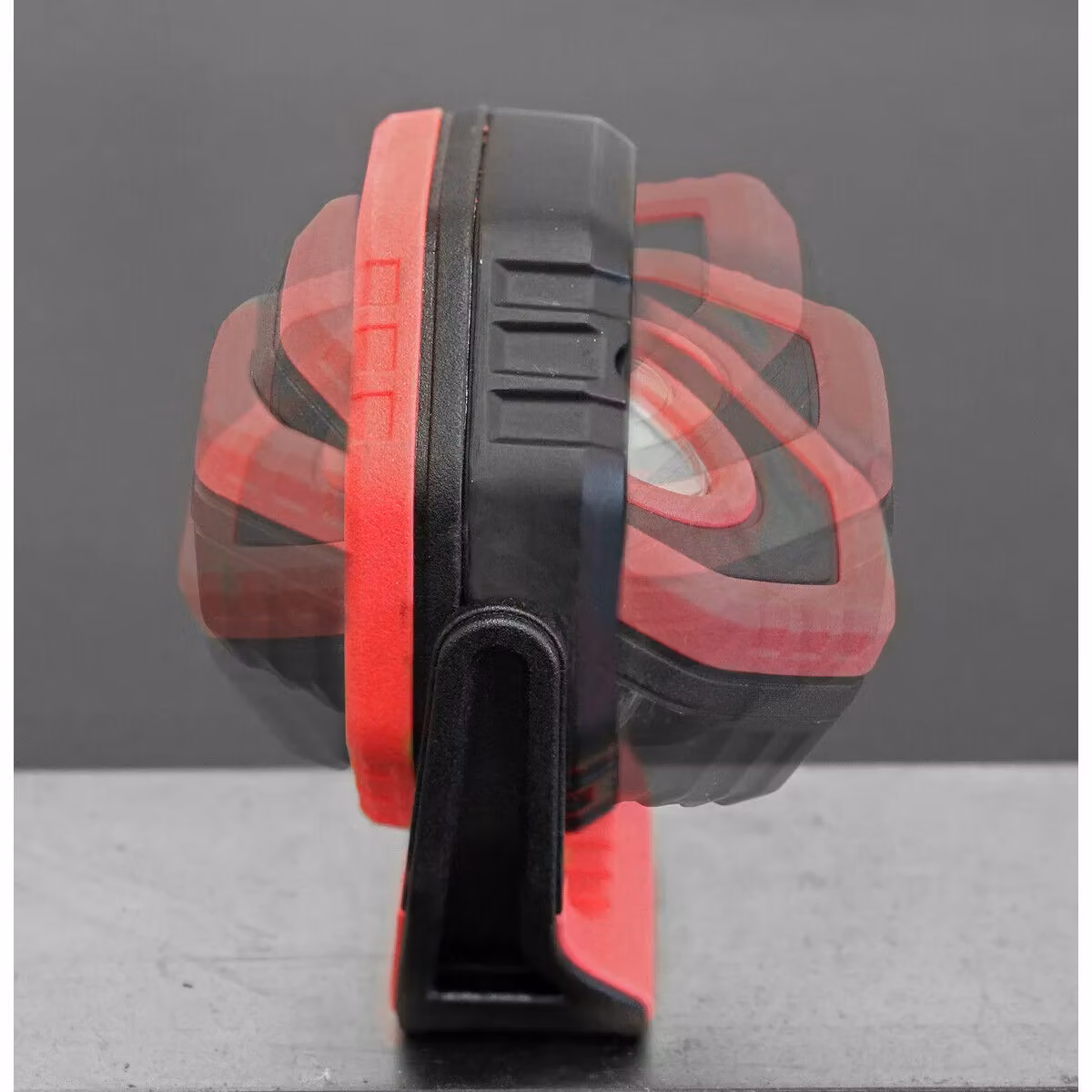 Loops 360° Pocket Floodlight - 7W COB LED Rechargeable Omnidirectional Light with Magnetic Base - Red – 3