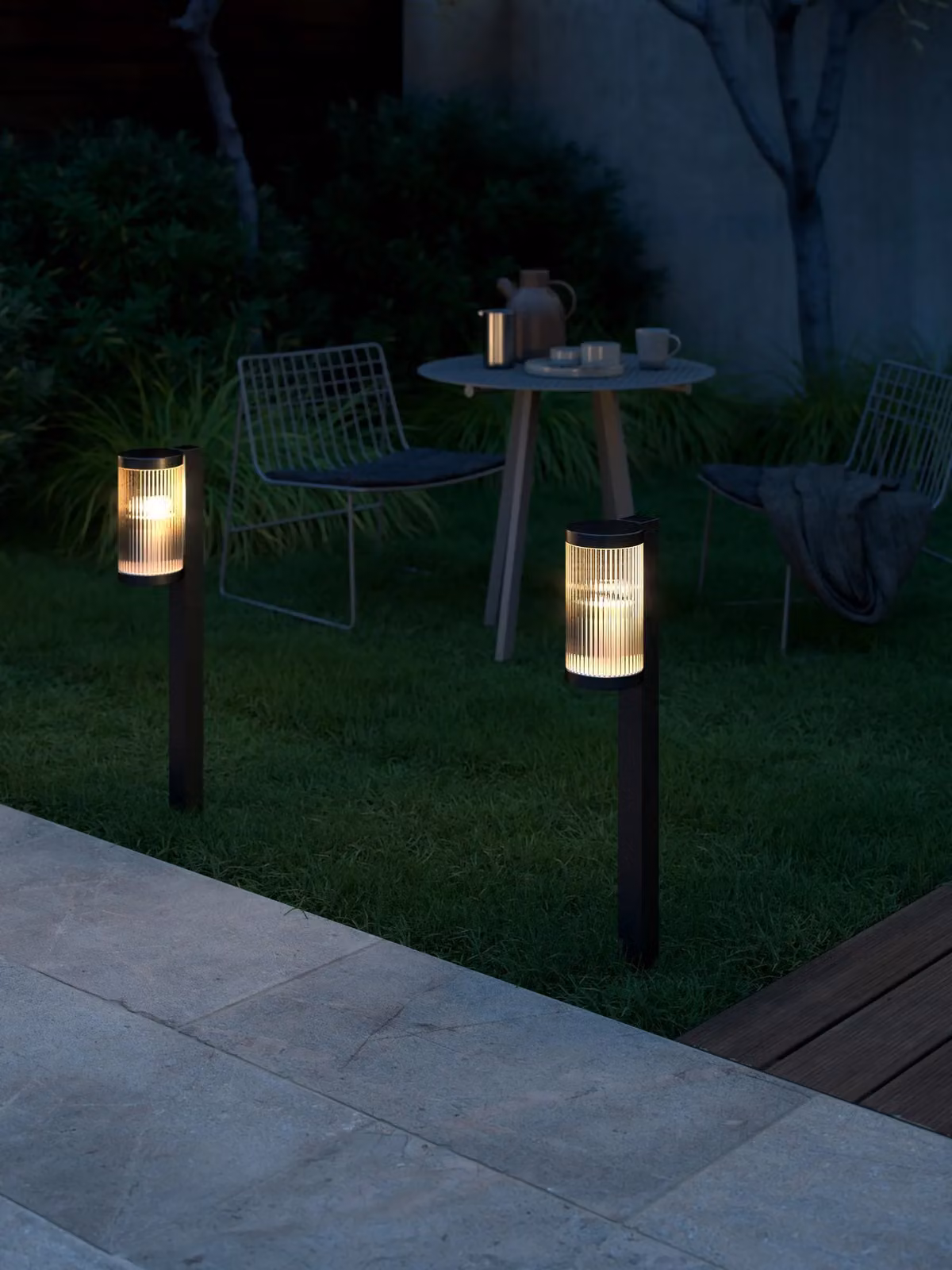 Nordlux Coupar Modern Black Metal Outdoor Post Lantern for Garden, E27, IP54 – 3