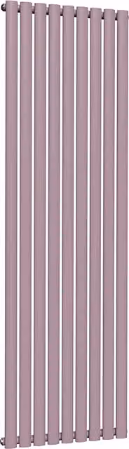 Lux Heat Lux Oval Wall Mounted Radiator in Lavender Mist Purple Steel