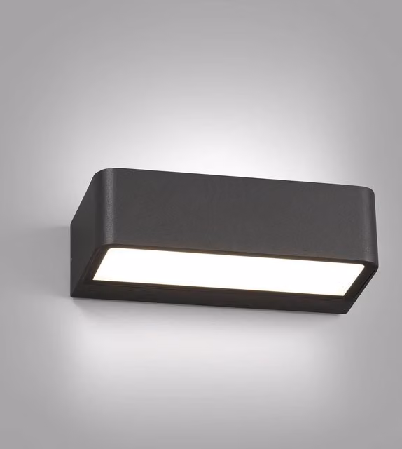 Netlighting Takua Outdoor LED Up Down Wall Light, Grey, 10W, 3000K, IP65 – 3