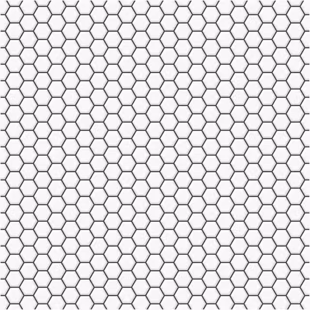 Graham & Brown Contour Hexagon Lattice Wallpaper in Petrol and White, W: 52 cm x H: 1000 cm