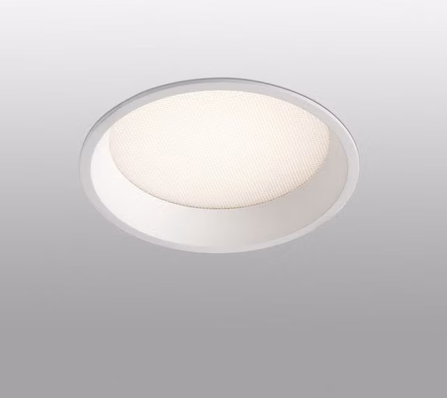 Faro Croc-13 Round Integrated LED Recessed Downlight in White