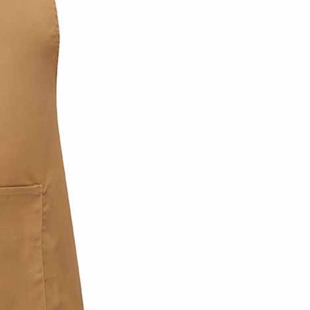 Premier Colours Collection Pocket Bib Apron in Camel Brown – 2