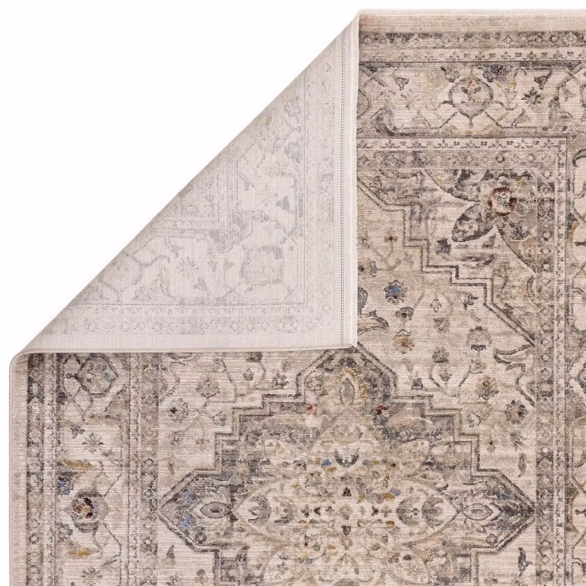 The Rug Shop UK Beige Border Traditional Polyester Easy Care Rug W: 200 cm, D: 290 cm – 3