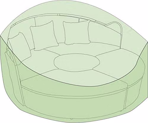 St Helens Home and Garden Water Resistant Day Bed Cover in Green
