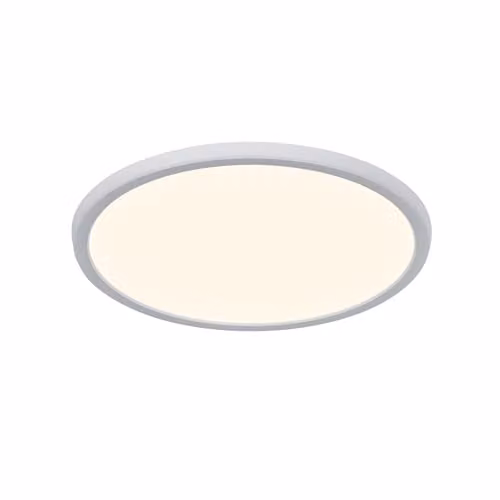 Nordlux Oja LED Ceiling Light, White Plastic, IP54, Diameter: 29 cm – 1