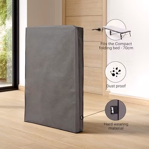 Jay-Be Grey Storage Cover for Single Compact Folding Bed – 2