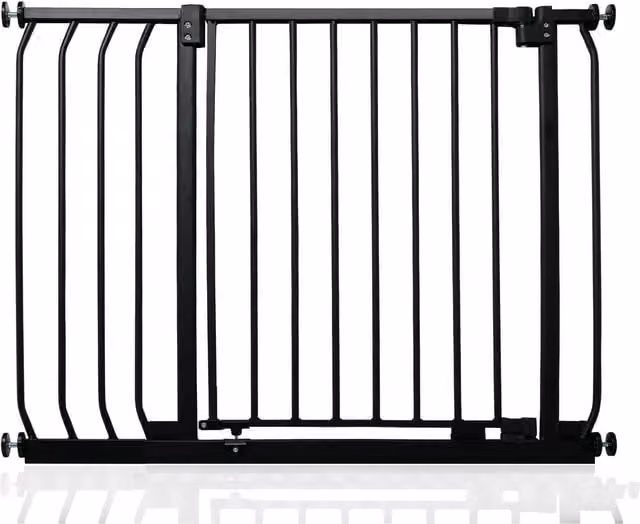Safetots Elite Pressure Baby Gate, Black, Width: 89 cm - 98 cm