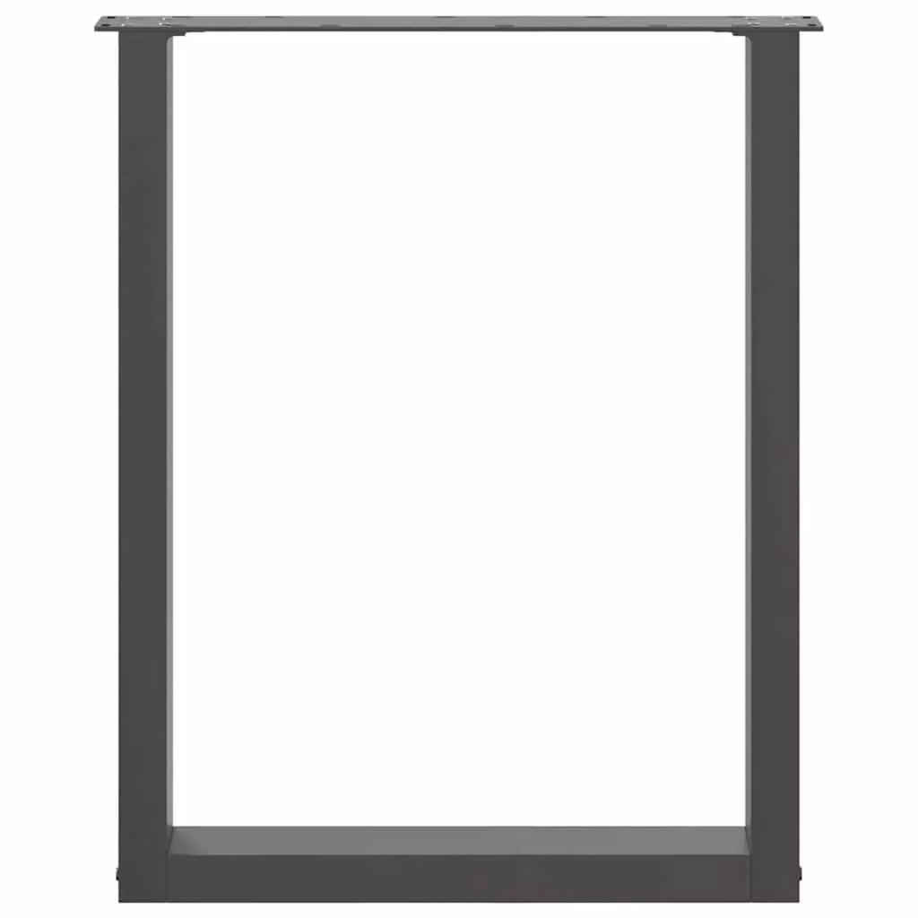 Berkfield Home U-Shaped Steel Coffee Table Legs, 2 Pieces, Black, W: 70 cm, H: 72-73 cm – 4