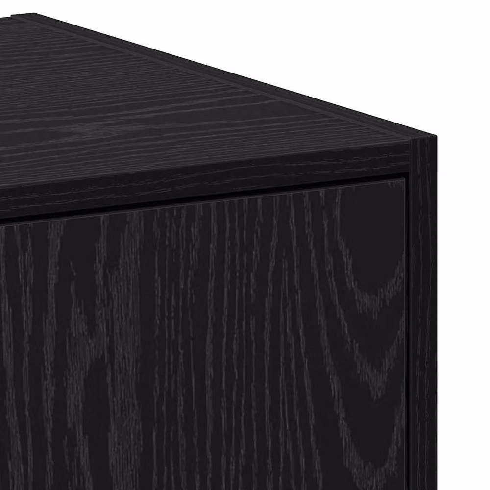 Berkfield Home Modern Apothecary Cabinet in Black Oak, W/D/H: 30 x 41 x 118 cm – 4