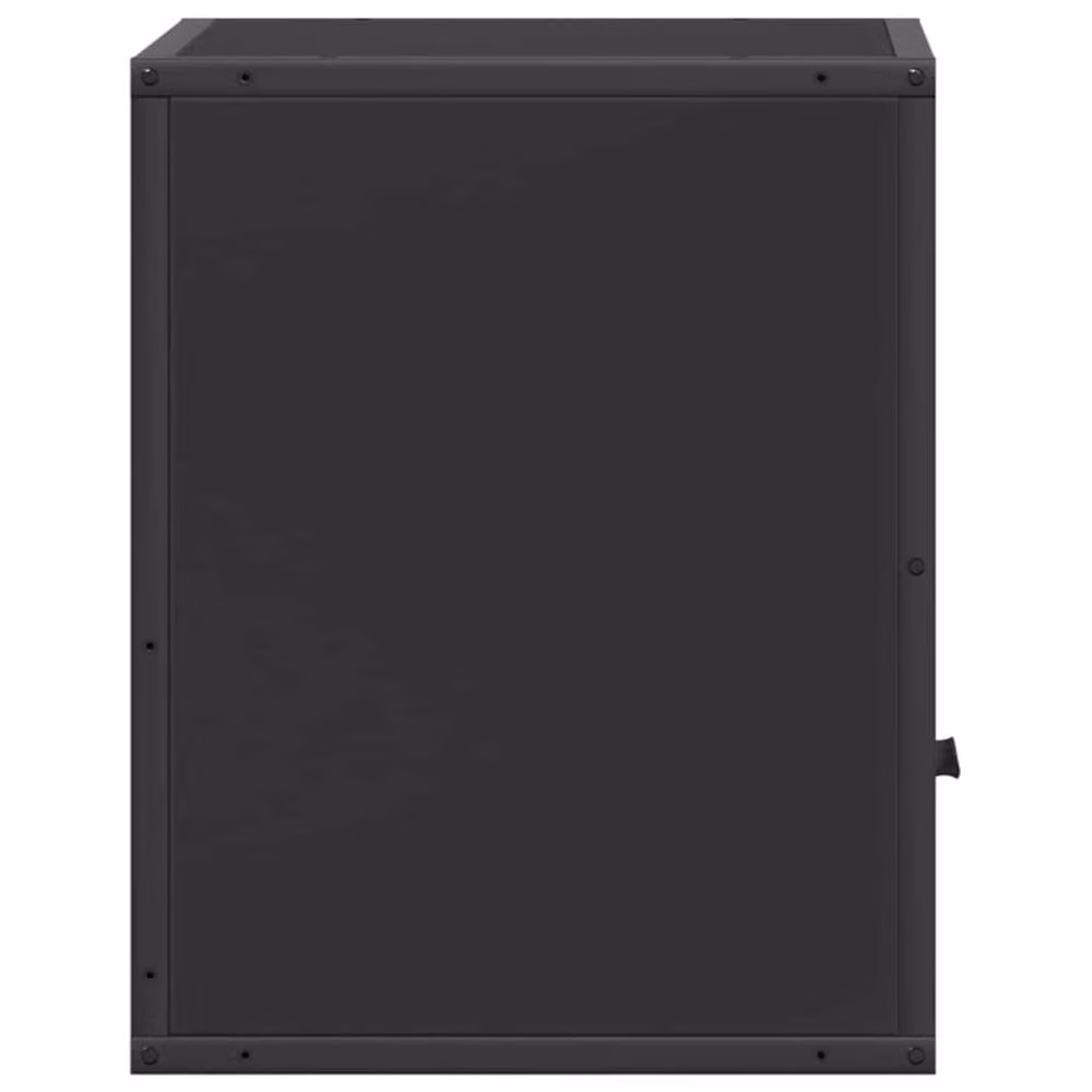 Berkfield Home Wall-mounted Bedside Cabinet, Black, W: 40 cm, D: 31 cm, H: 39.5 cm – 6