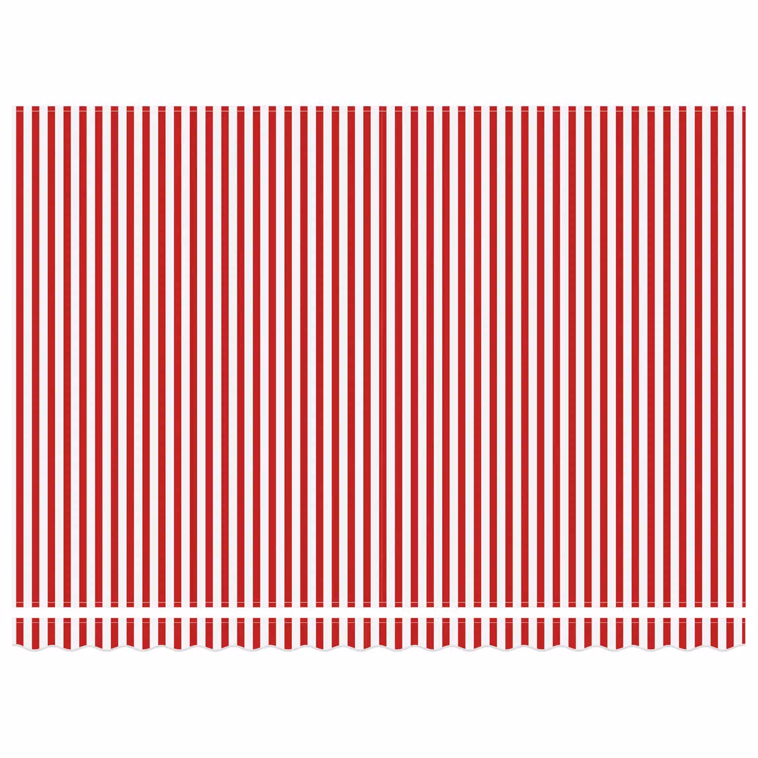 Berkfield Home Manual Retractable Folding Arm Awning in Red and White Stripe, W: 450 cm, D: 300 cm – 4