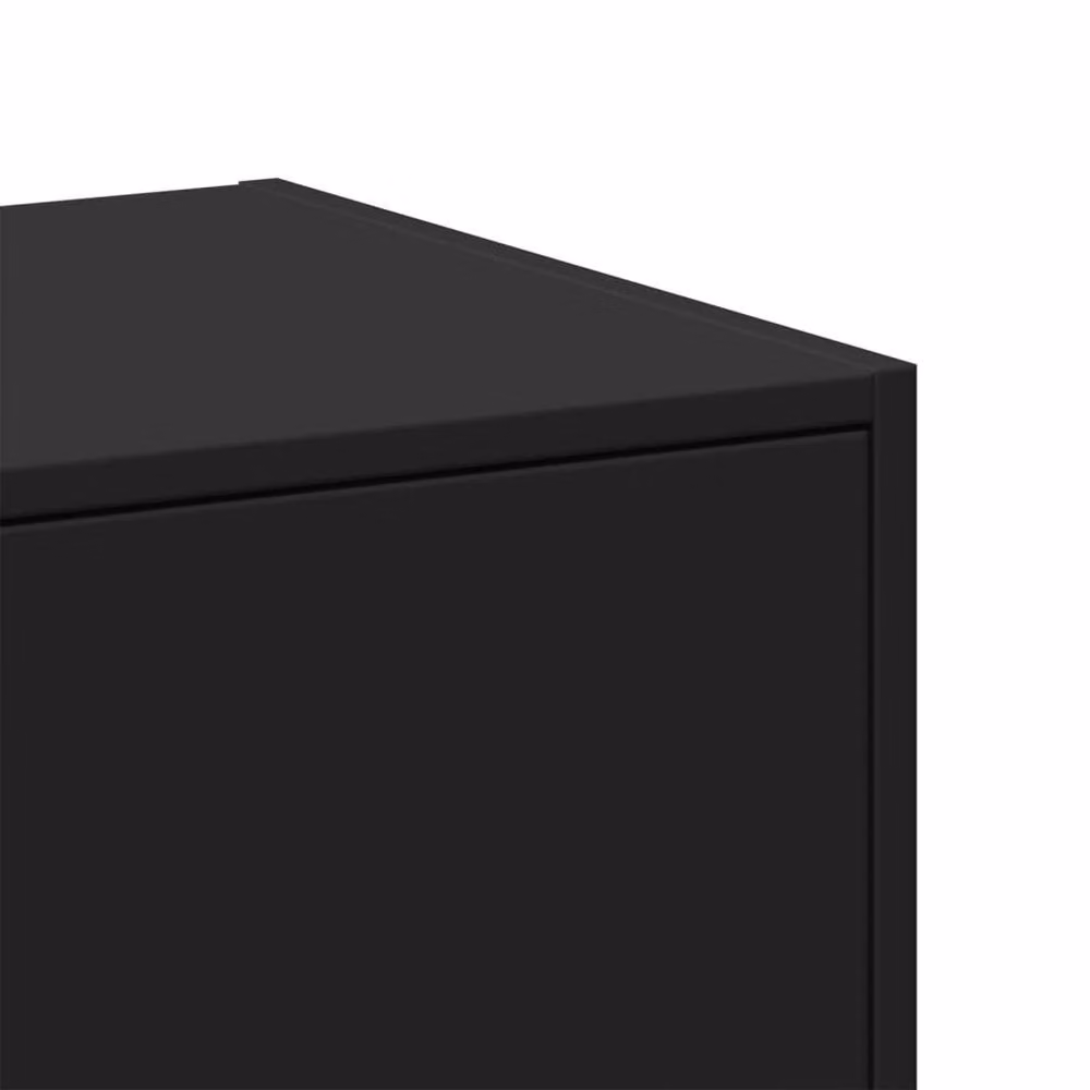 Berkfield Home Elegant Apothecary Cabinet in Black, W/D/H: 40 x 41 x 118 cm – 3
