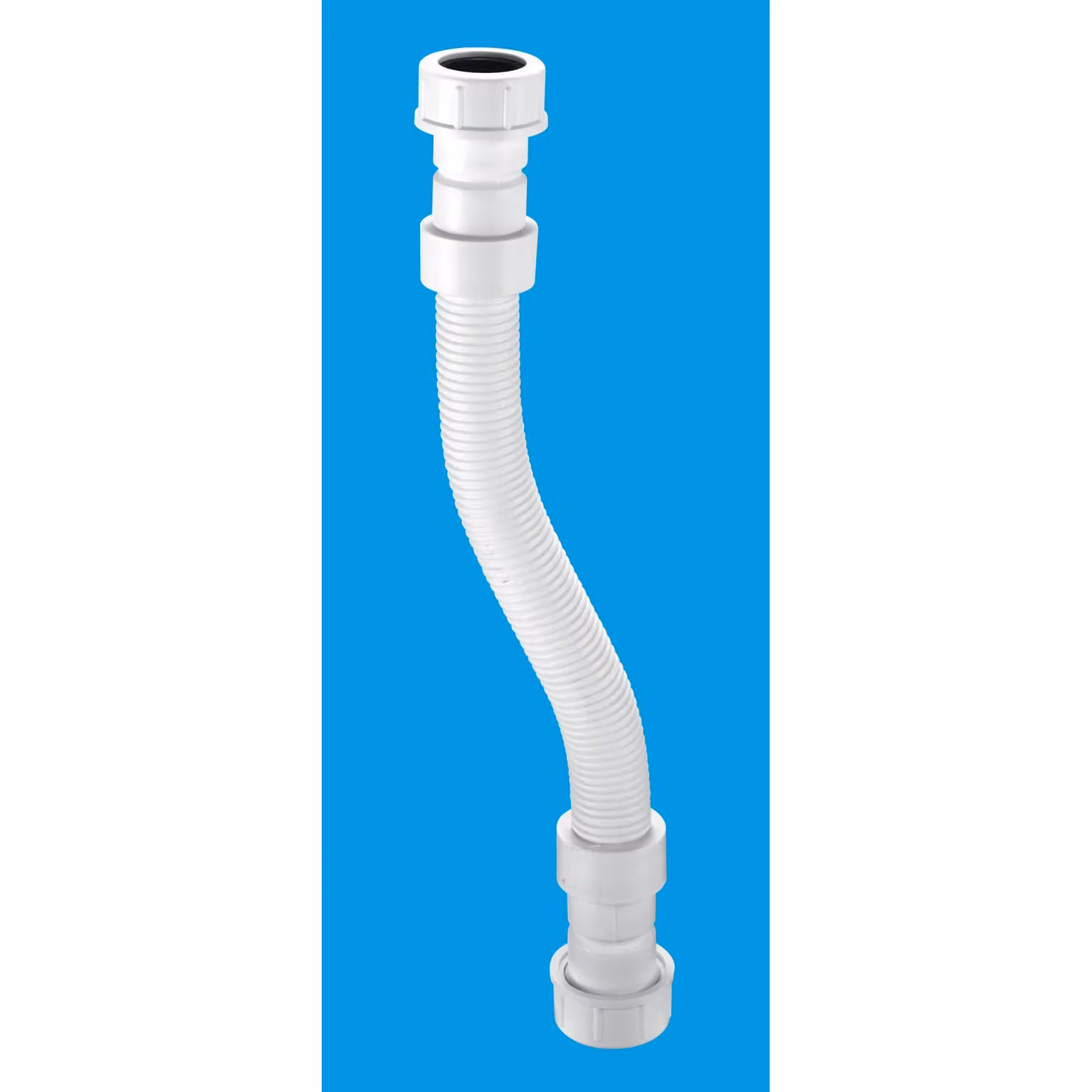 McAlpine Stainless Steel Flexible Condensate Connector in White – 2