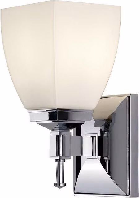 Netlighting Shirebrook Modern Bathroom Wall Light in Chrome and Grey with G9 Bulb Compatibility, IP44 Rated