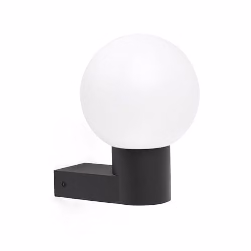Netlighting Moon Modern Outdoor Wall Lamp, Dark Grey, IP44, E27, Max 15W – 1