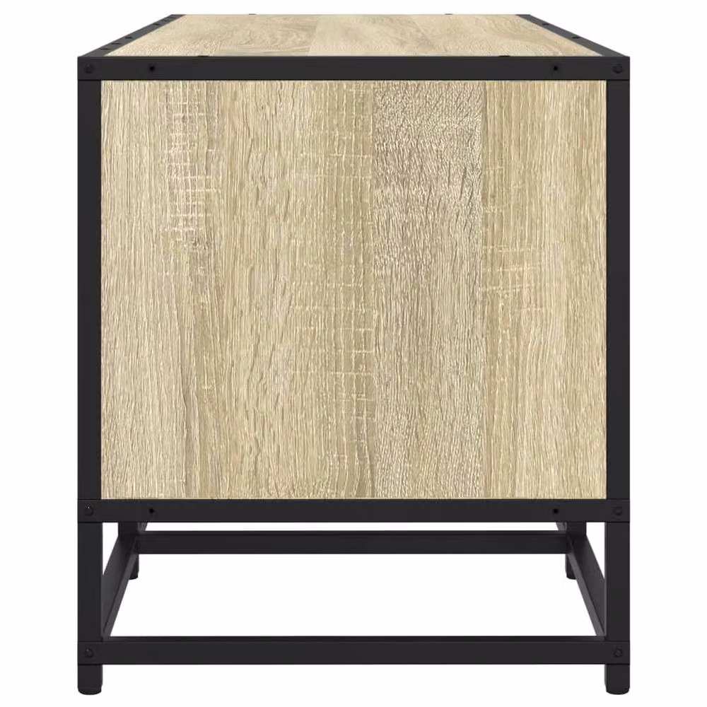 Berkfield Home Industrial TV Cabinet in Sonoma Oak, W/D/H: 180 x 35 x 41 cm – 3