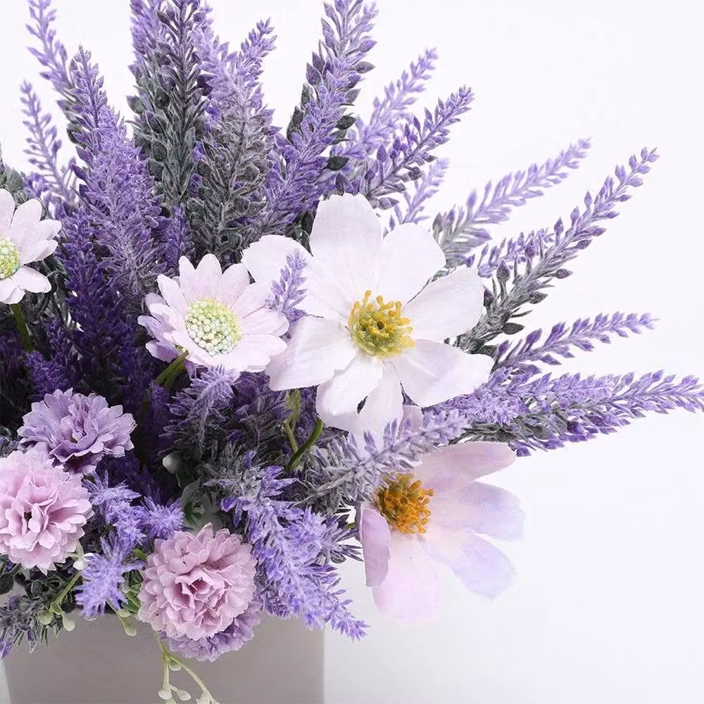 Kelvenix Artificial Potted Lavender Plants in Purple – 2