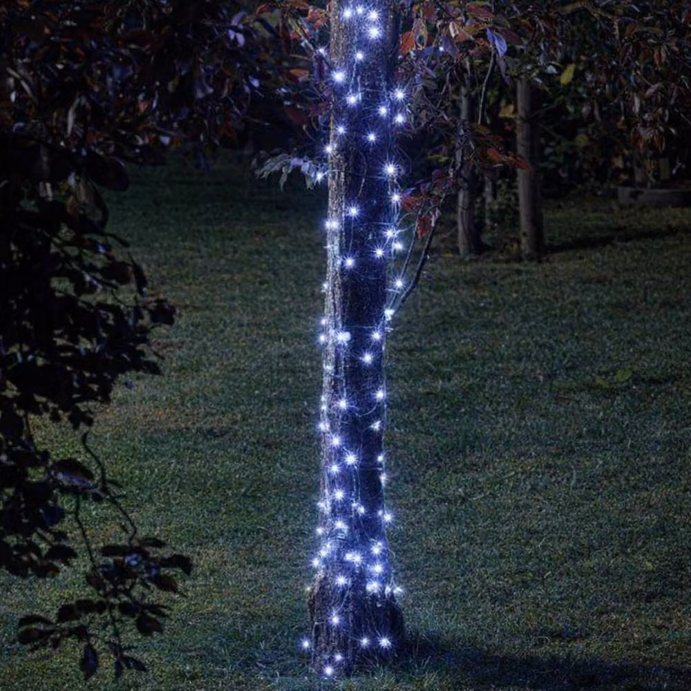 Smart Garden Products Solar Powered Outdoor LED Firefly String Lights in Cool White – 2