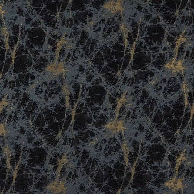 Terrys Lava Fabric Teal Petrol Blue and Black